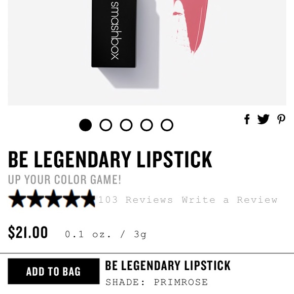 NWT Smashbox Set of 3 Legendary Lipsticks - Picture 5 of 8